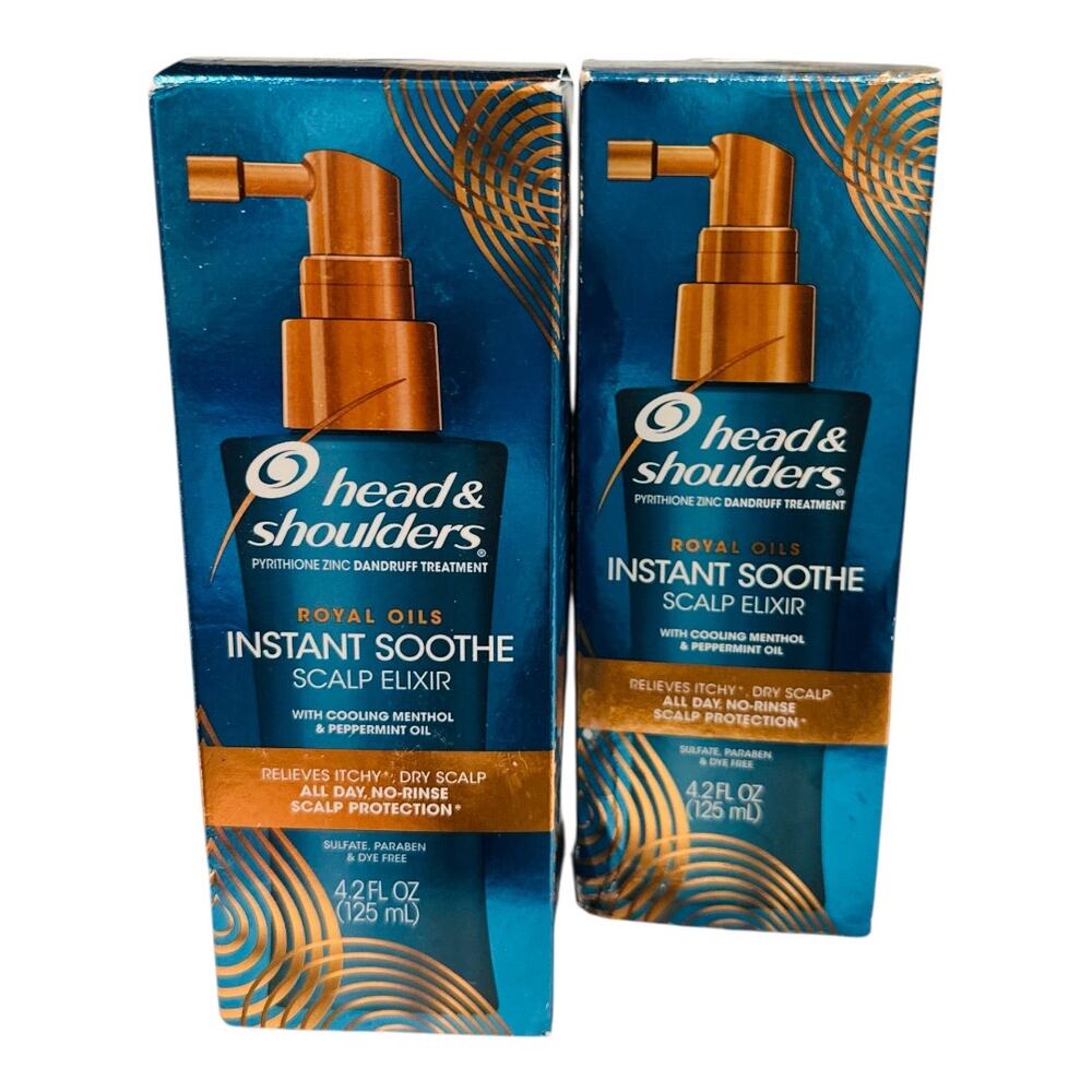 New Head and Shoulders Royal OIls Scalp Elixir  4.2 oz. - Set of 2